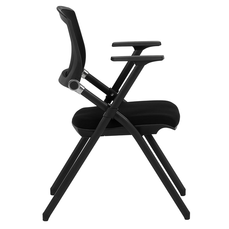 Сгъваем посетителски офис стол Carmen 1706 черен